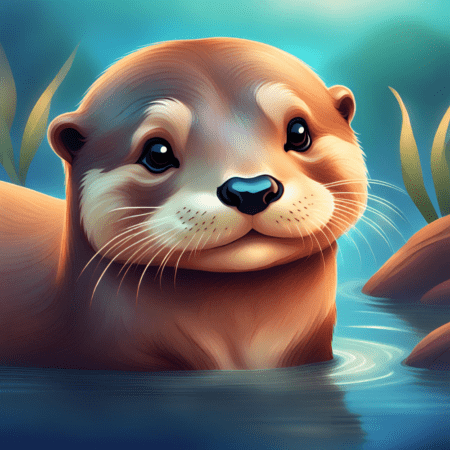Diamond Painting - Ollie der Otter - 50x50cm