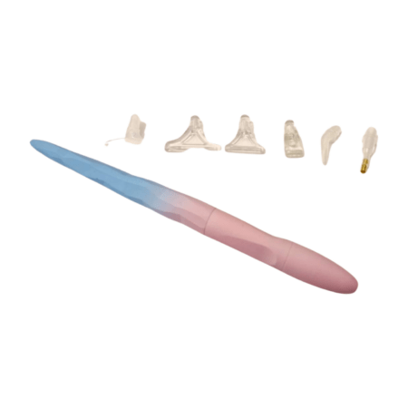 Diamond Painting Stift - Set "Design" - Babyblau-Rosa matt