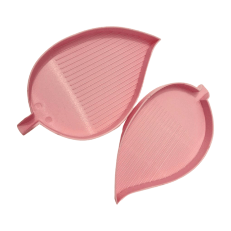 Diamond Painting Schiffchen - 2er Set Blatt - rosa