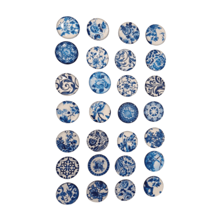 Cover Minder - 'Porzellan' blau