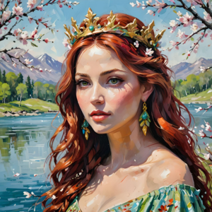 Diamond Painting - Frühlingsgöttin Asteria - 50x50cm